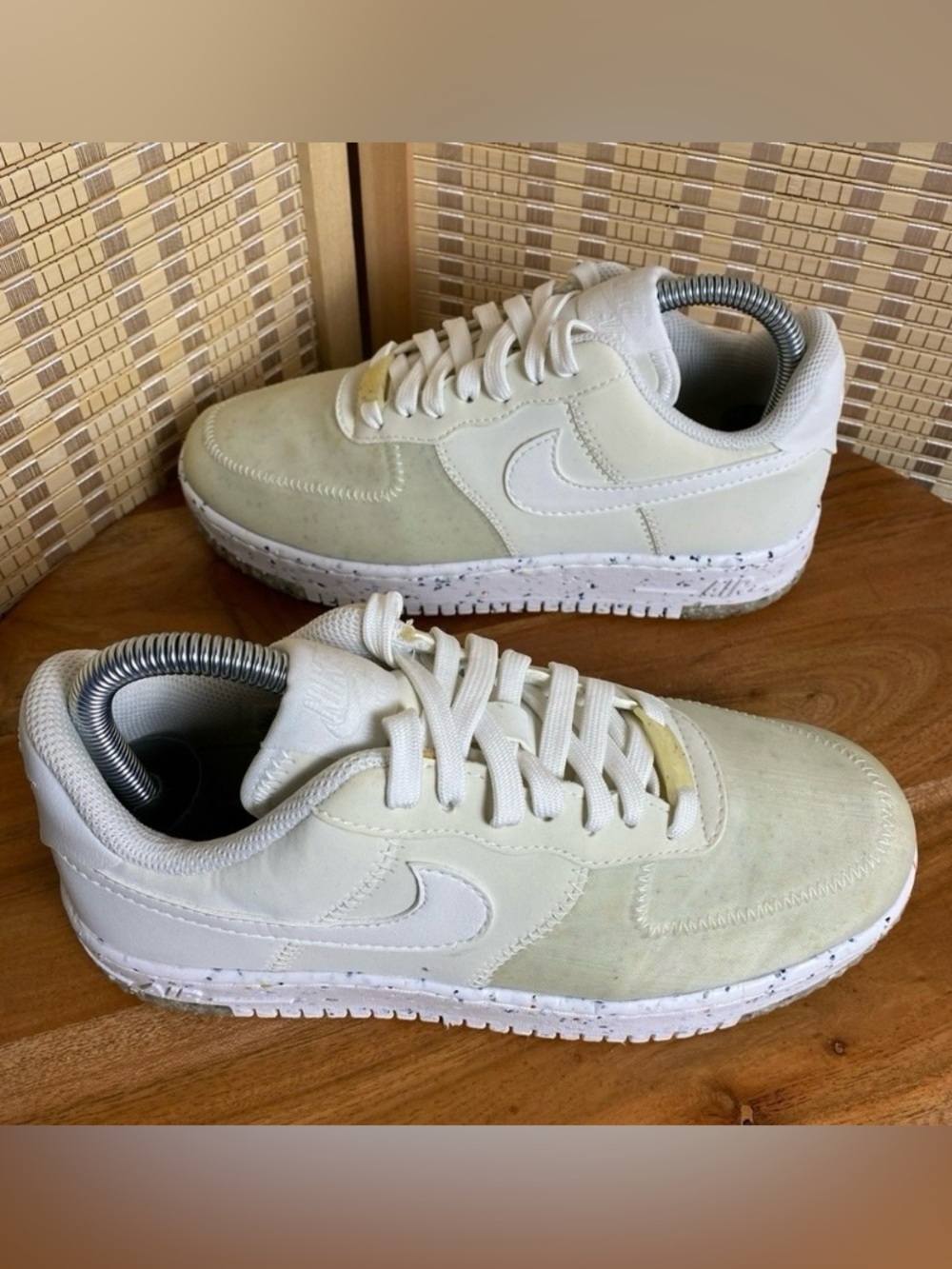 Nike Air Force 1 Crater Summit White Sneakers CT 1986-100 Size 6